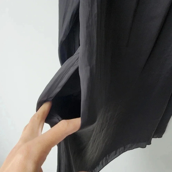 Aritzia Wilfred off shoulder  ruffle satin dress shirt - Picture 10 of 10